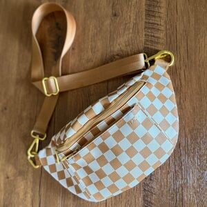 The Fawny Pack - Tan / Check by Fawn Design